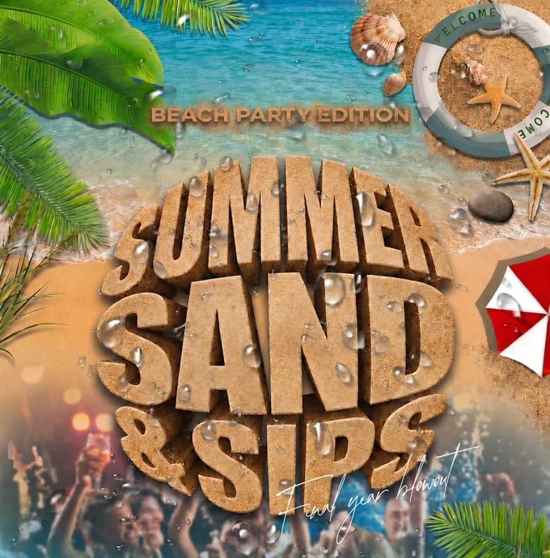 Summer, sand & sips